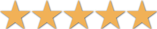 Graphic image of 5 gold stars