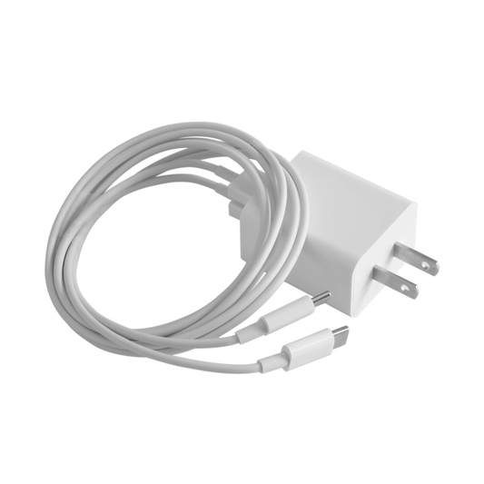Wall Charger with 2 USB-A to USB-C Cables
